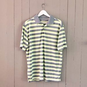 Neon and Gray Nike Golf Polo